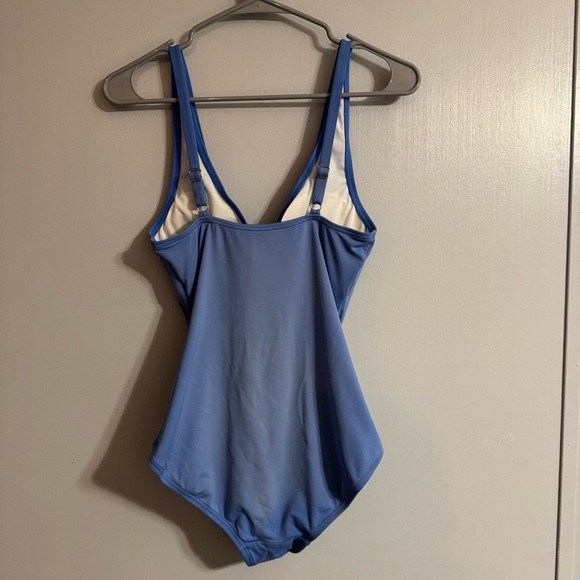 Michael Michael Kors Blue One-Piece Swimsuit Size 8 - Picture 2 of 16